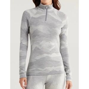 Smartwool Women's Gray Patterned Sweatshirt